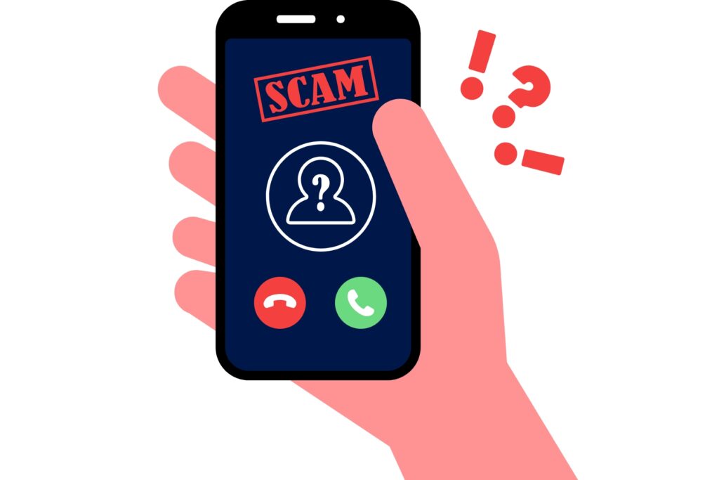 Image Website Scam Call